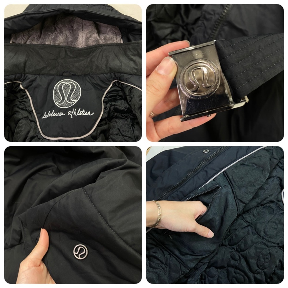 Lululemon Pinnacle Jacket Parka in Black Size 4 - Picture 13 of 16